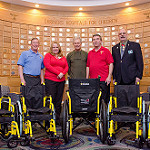 Catholic Charity - Donating Wheelchairs