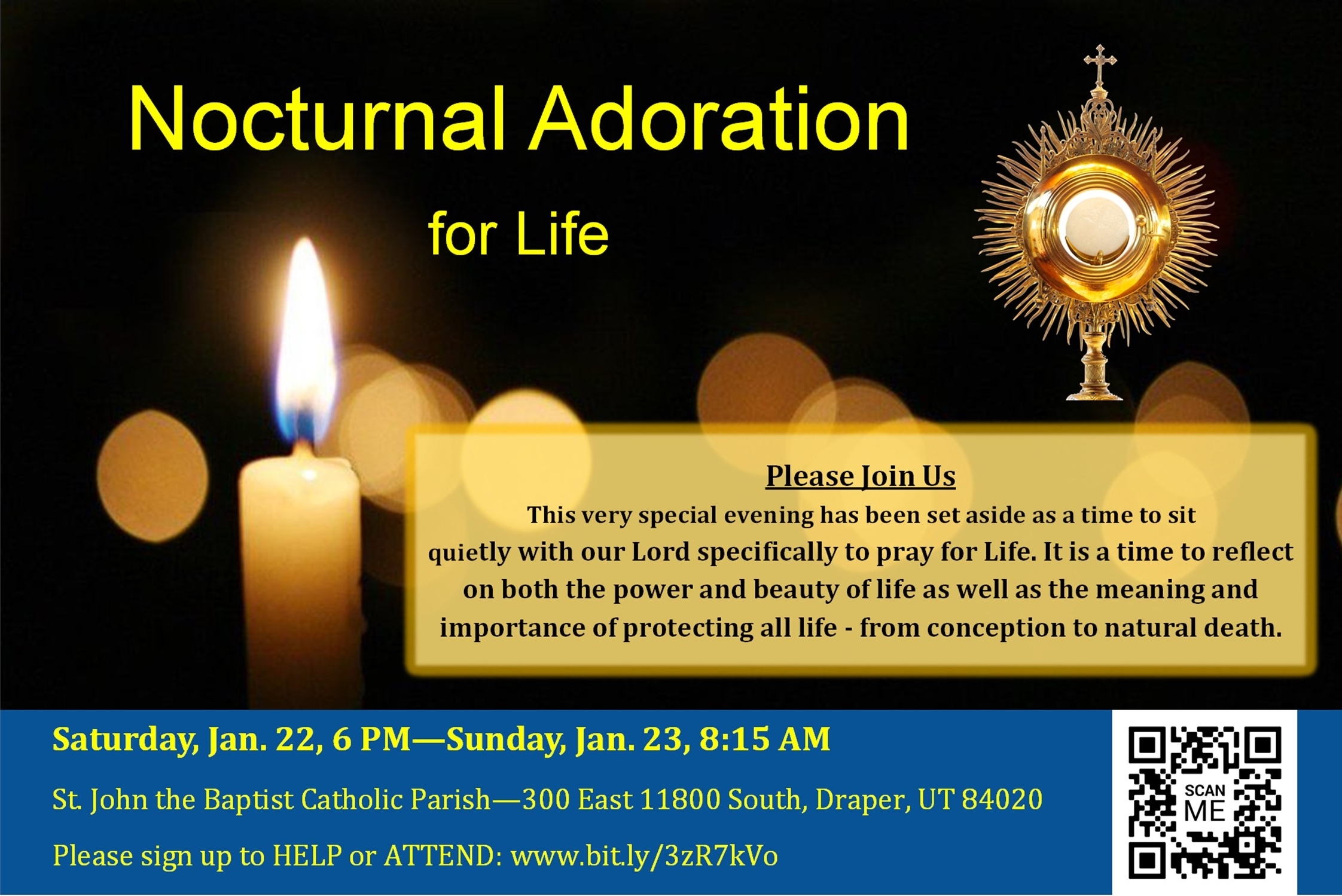 Nocturnal Adoration for Life
