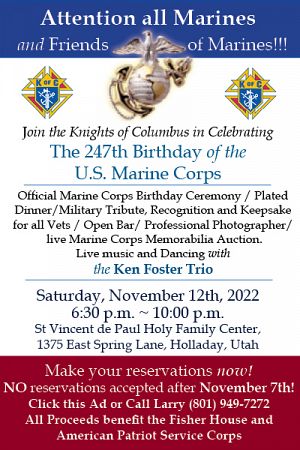 Marine Corps Ball (Assembly 2577, 12-NOV-2022) - Knights of