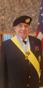 William McCauley, State Advocate, Former Master of the Fourth Degree, in the uniform with regalia.